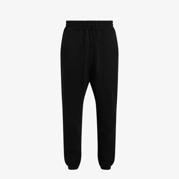 Спортивные брюки Finley из органического хлопка с вышитым логотипом и манжетами Allsaints, черный