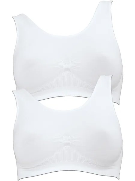 Бюстгальтер без косточек Anita 2er Pack Schwangerschafts Bustier Seamless, цвет Weiss Weiss