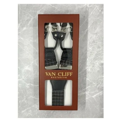 Подтяжки Van Cliff, размер 110, черный