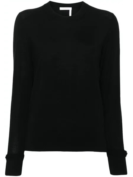 Chloé джемпер с пряжкой Marcie, черный