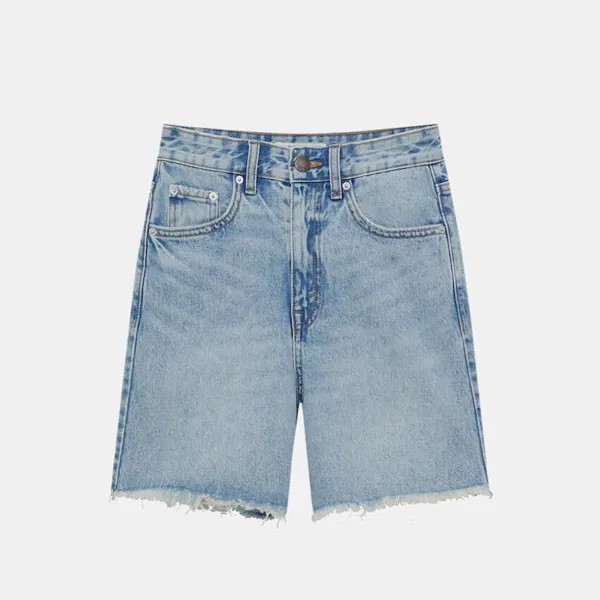 Шорты Pull&Bear Denim Bermuda, голубой