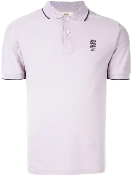 Kent & Curwen рубашка-поло с вышитым логотипом