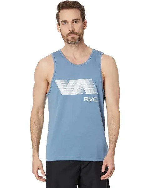 Майка RVCA Va RVCA Blur Tank, цвет Blue Tack