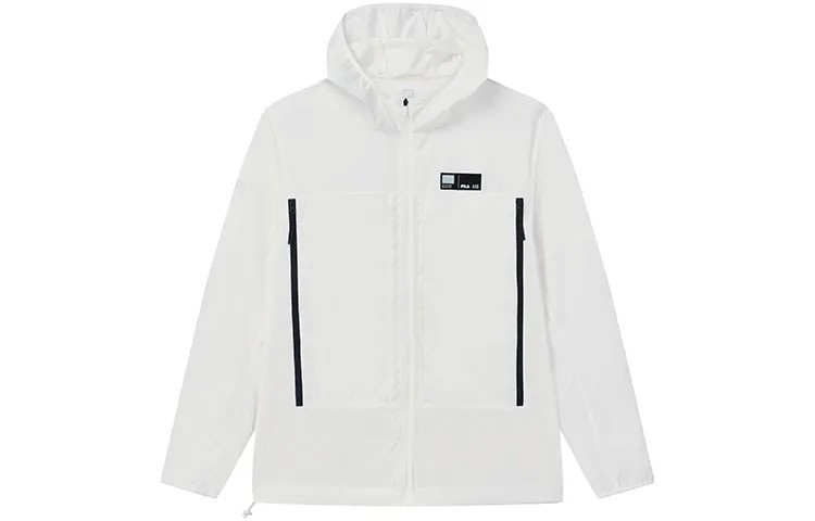 Куртка спортивная мужская белая Fila, цвет Cloud White
