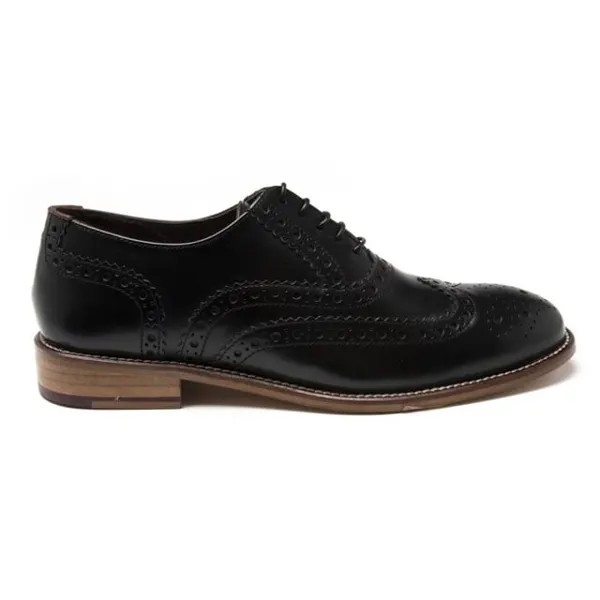 Туфли-Броги в стиле Гэтсби London Brogues, черный