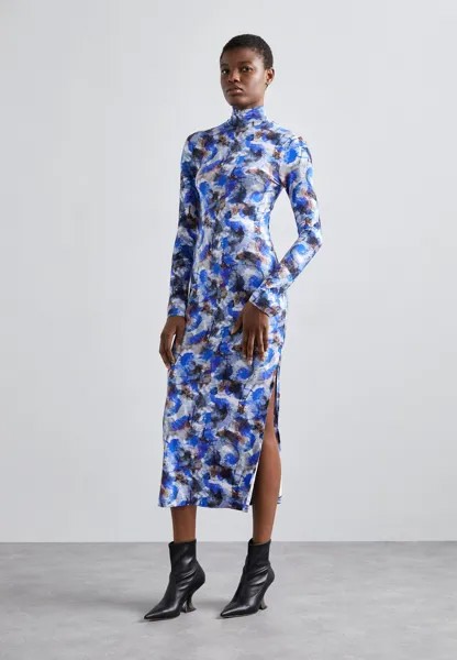Платье из джерси Turtleneck Dress Elleme, мультиколор
