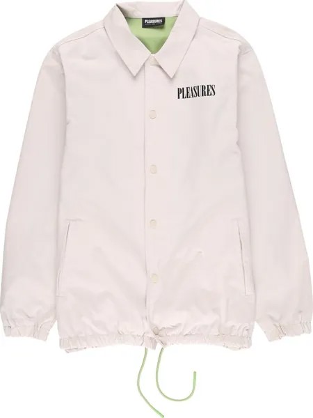 Куртка Pleasures Bended Coach Jacket 'Off White', белый