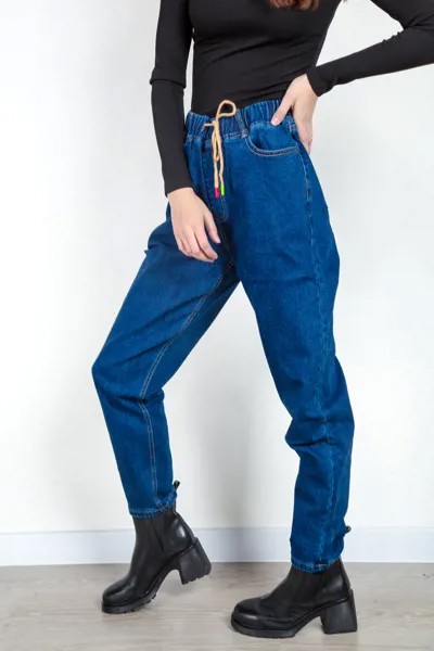 Джинсы женские утепл. Denim SZ-6804 (31, Синий)