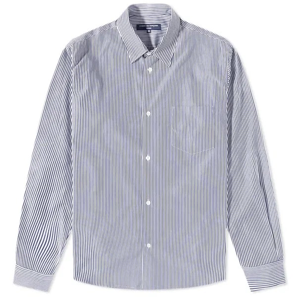 Рубашка Comme des Garçons Homme Back Logo Striped Shirt