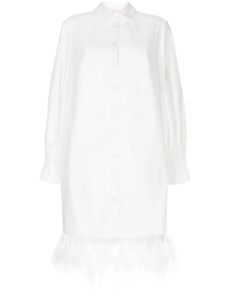 Платье-рубашка Ibiza с длинными рукавами Huishan Zhang, белый