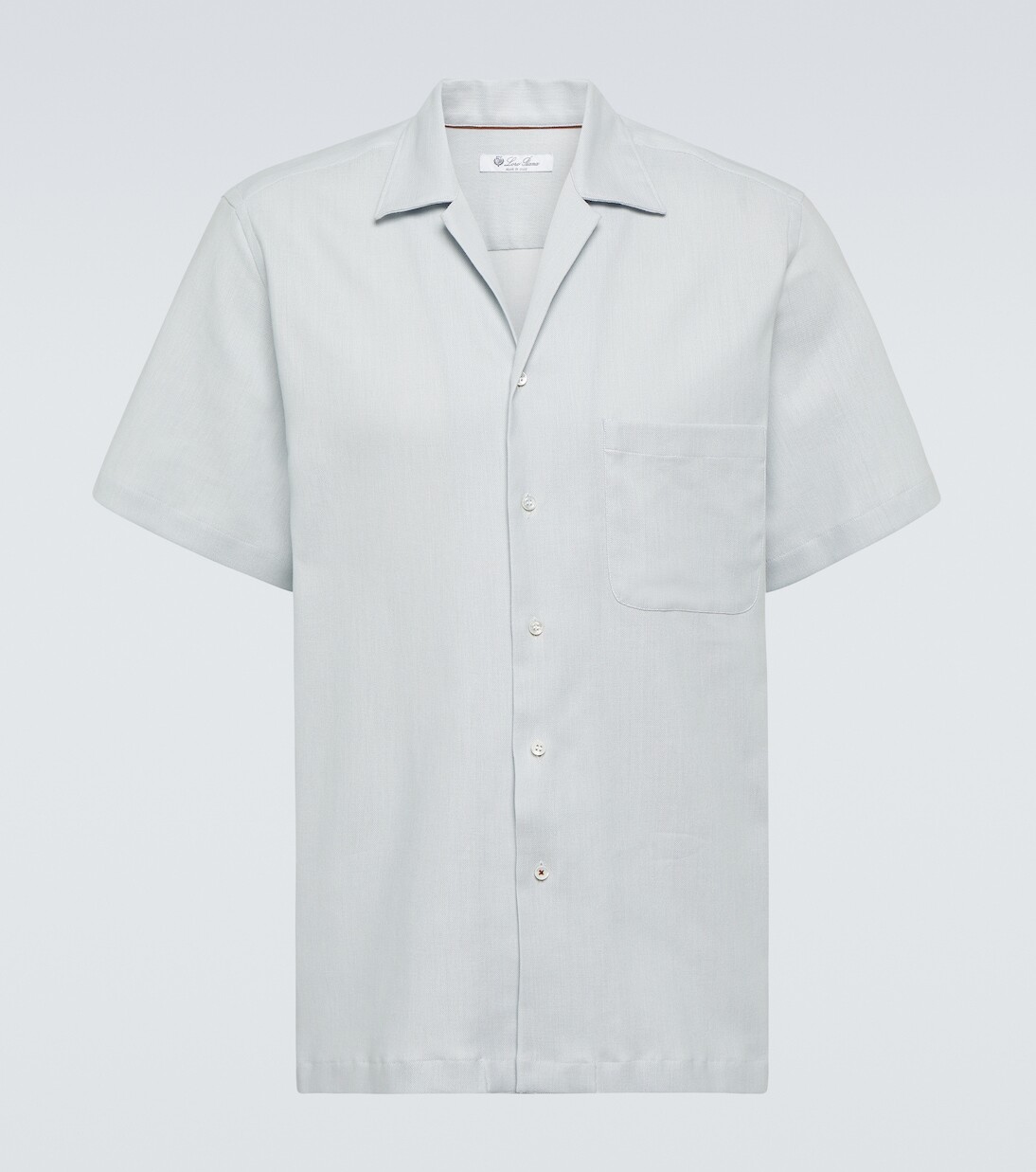 Рубашка Тиндаро из хлопка Loro Piana, синий