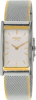 Наручные  женские часы Boccia 3304-02. Коллекция Rectangular