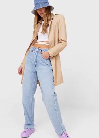 Stradivarius Базовый Тренч Цвет Камня Xl