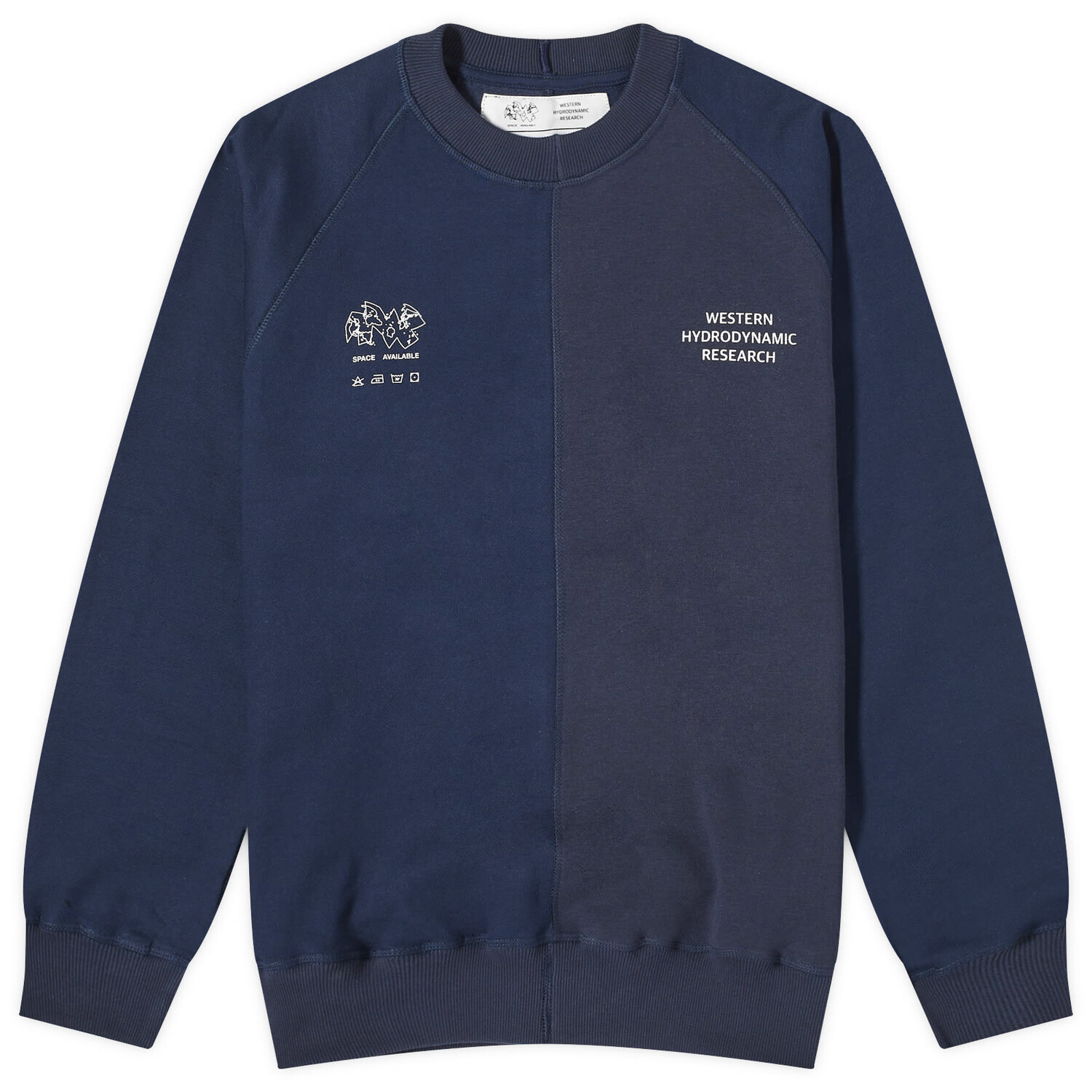 Толстовка Space Available X Whr Upcycled Logo Sweatshirt, темно-синий
