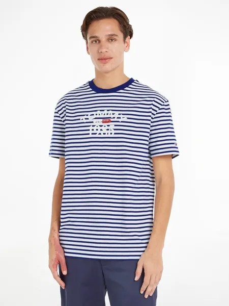 Футболка Tommy Hilfiger, цвет blau/weiß