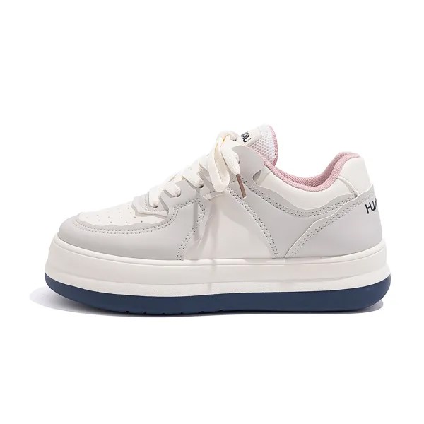 Кроссовки HUANQIU Skateboarding Shoes Women's Low-top, серый/синий