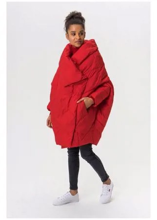 Утепленное пальто-одеяло T4F W3581.25 Красный 44