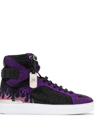 Philipp Plein высокие кеды Money Beast