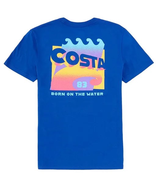 Футболка Costa с короткими рукавами Gnarly Wave, синий