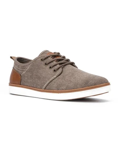 Мужские парусиновые оксфорды на шнуровке Atomix Reserved Footwear, цвет Taupe