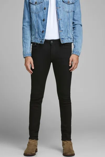 Джинсы скинни Jack & Jones Liam с 5 карманами JACK & JONES, черный