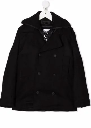 Givenchy Kids двубортное пальто на пуговицах