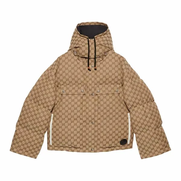 Куртка Gucci GG Puffer, коричневый