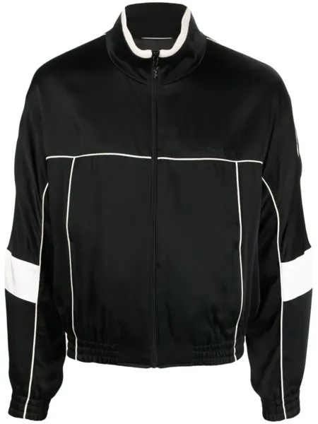 Saint Laurent бомбер с высоким воротником, черный