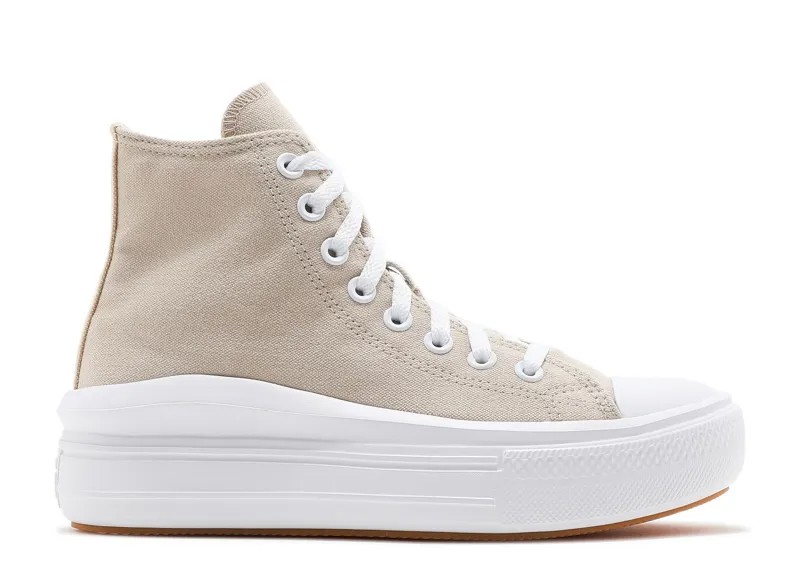 Кроссовки Converse Wmns Chuck Taylor All Star Move High 'Mono Pastels - Farro', кремовый