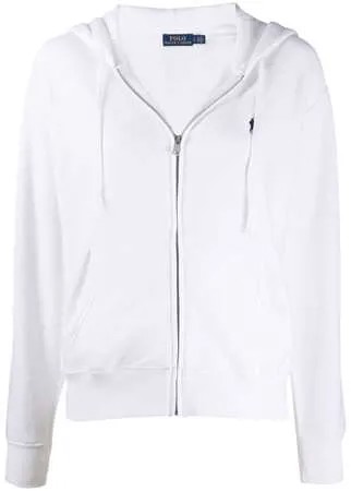 Polo Ralph Lauren худи на молнии с вышитым логотипом