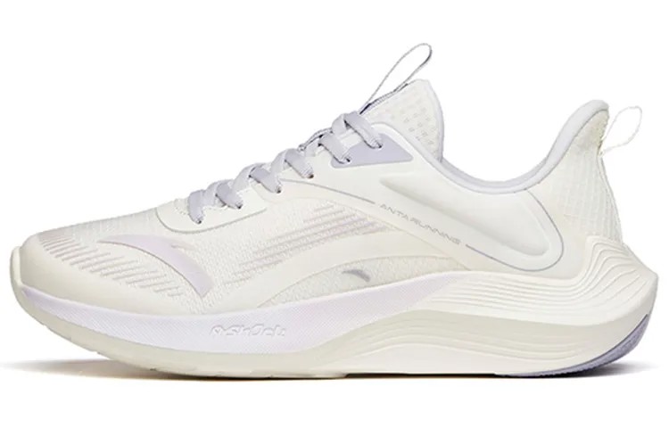 ANTA DuCi1 Lifestyle Shoes Women's Low-top Ivory White/misty Purple/lilac Gray