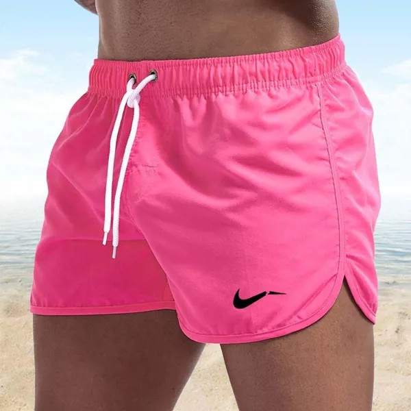 Мужские летние купальники Короткие брюки Принт Пляжные шорты Спортивные повседневные короткие брюки