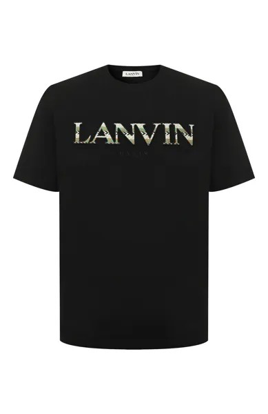 Хлопковая футболка Lanvin