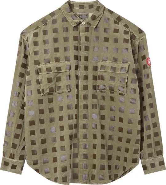 Рубашка Cav Empt Overdye Cord Dot Big Shirt 'Khaki', кремовый
