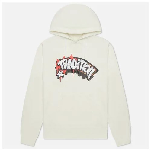 Мужская толстовка uniform experiment x Dondi White Pullover Sweat Hoodie белый , Размер M