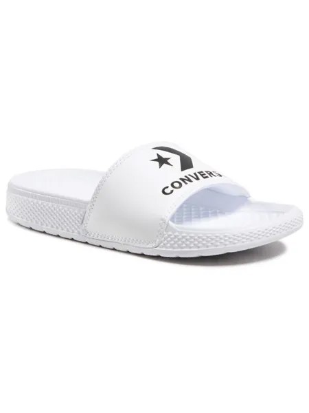 Сланцы мужские Converse All Star Slide Slip 171215C белые 38.5 EU