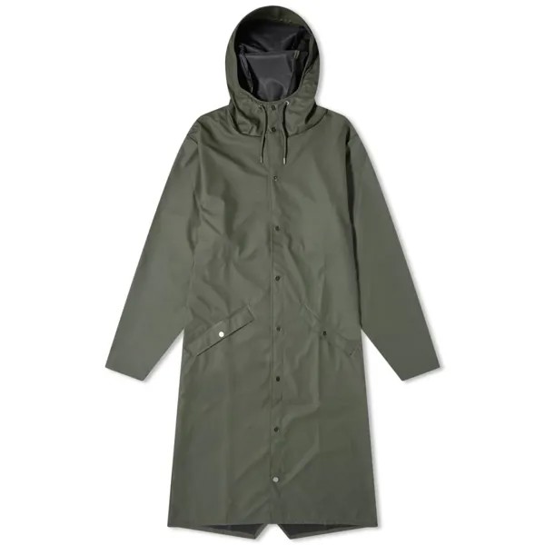 Удлиненная куртка Rains, зеленый