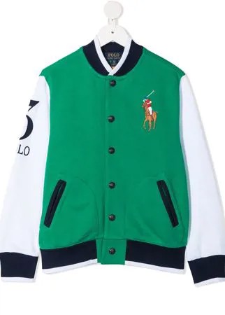 Ralph Lauren Kids спортивная куртка с вышитым логотипом