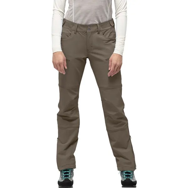 Брюки svalbard flex1 softshell Norrona, цвет bungee cord