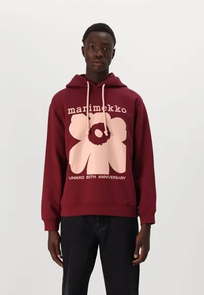 Толстовка с капюшоном LUUPPI UNIKKO UNISEX Marimekko, Бордо