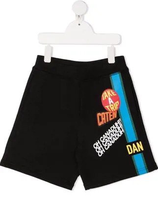 Dsquared2 Kids спортивные шорты Traveler Patch