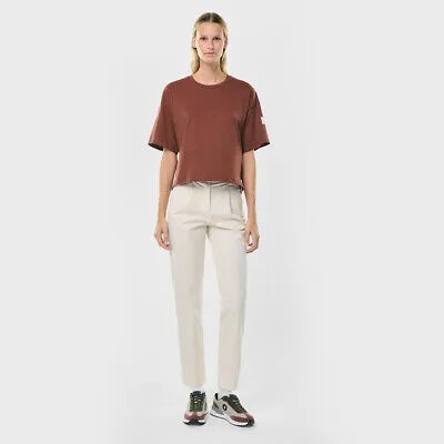 Футболка Ecoalf Wmns Living Oversize SS Lifestyle Женская ореховый цвет
