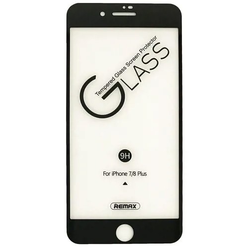 Защитное стекло для iPhone 7 Plus/8 Plus антишпион Remax Emperor Series 9D GL-35 - Черное