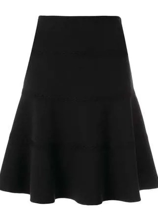 Alaïa Pre-Owned юбка с кружевными вставками