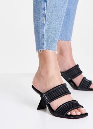 Черные мюли с мягкой стелькой Topshop Nessy-Черный цвет