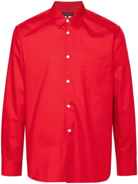Поплиновая рубашка Comme des Garçons Homme Plus, красный