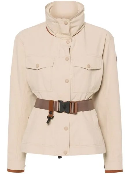 Moncler Grenoble куртка Meyen с поясом, нейтральный цвет