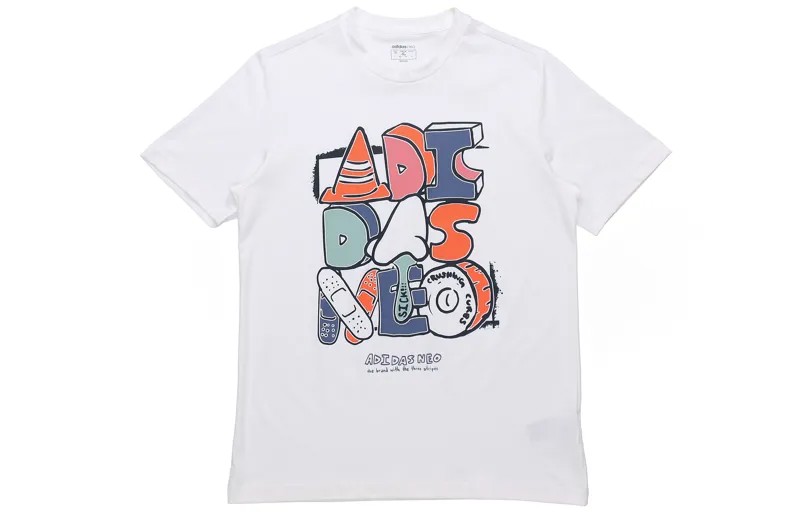 Adidas neo Мужская футболка, Белый
