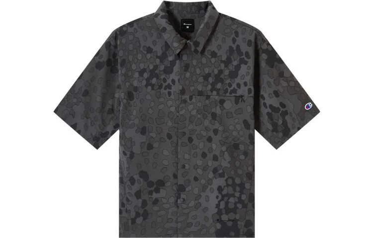 Рубашка унисекс Champion, цвет Black
