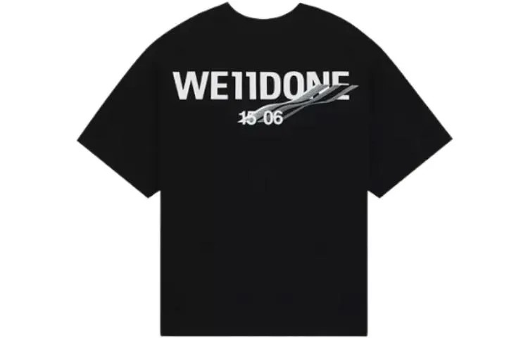 WE11DONE футболка унисекс, Черный